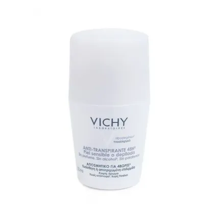 Comprar Vichy antitranspirante piel sensible roll-on 50 ml URGO
