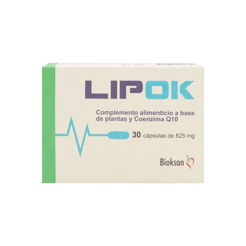 Lipok 30 capsulas.