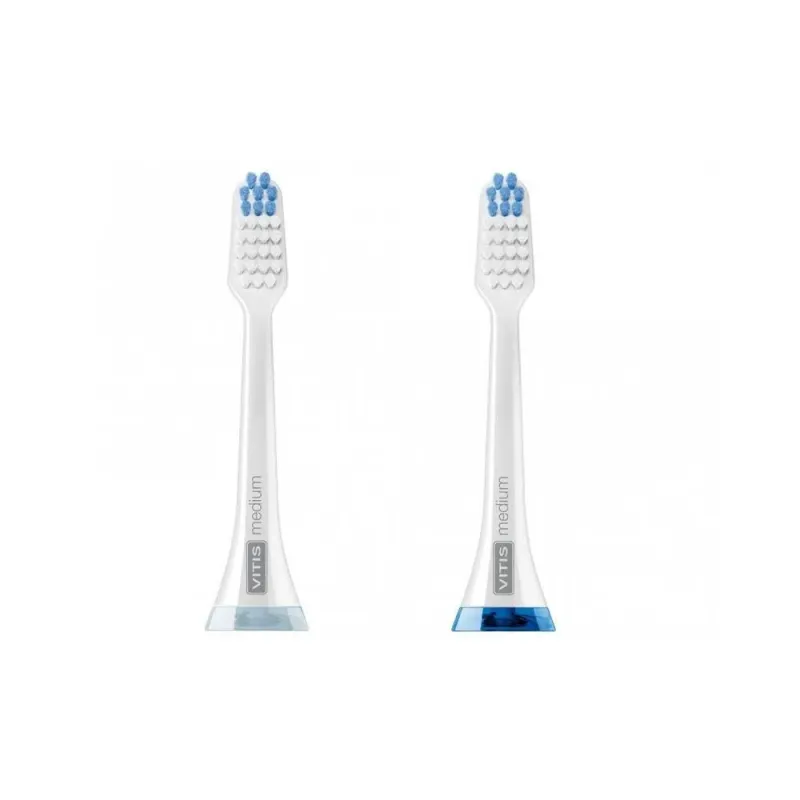 CEPILLO DENTAL ELECTRICO VITIS SONIC S10 / S20 MEDIO 2U RECAMBIO CABEZAL