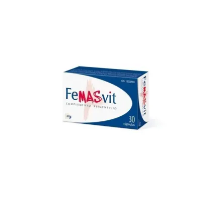 Caja Femasvit 30 cápsulas complemento embarazo y fertilidad