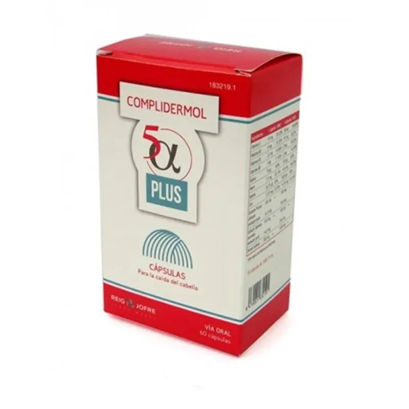 Complidermol 5 alfa plus 60 capsulas