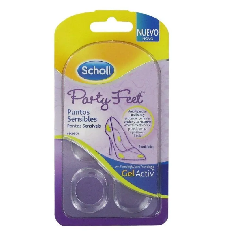 Doctor scholl almohadilla antirrozaduras gelactiv 6 unidades