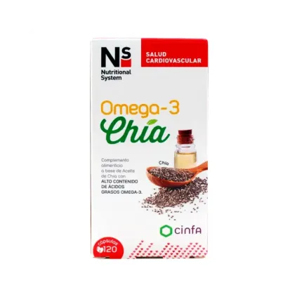 Comprar Ns cinfa omega 3 y chia 120 capsulas FARDI