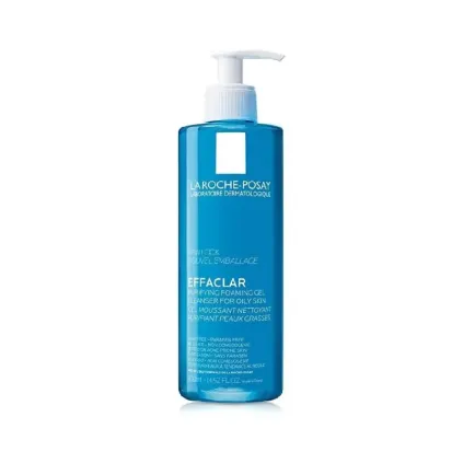 Effaclar Gel Mousse La Roche-Posay 400 ml limpiador facial para piel grasa y sensible