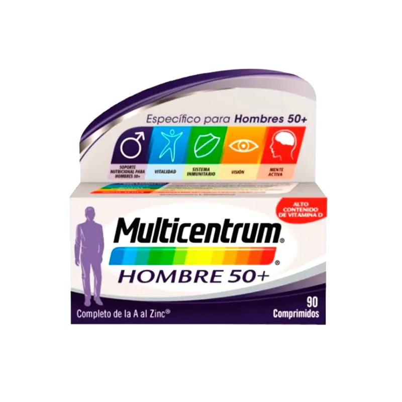 MULTICENTRUM HOMBRE 50+ 90 COMP