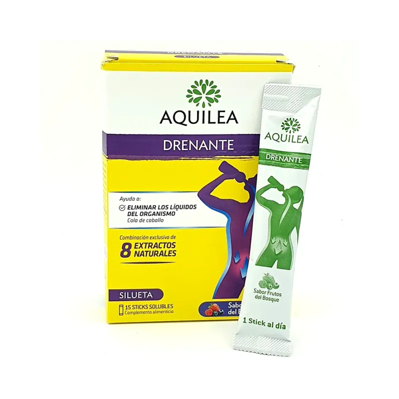 Aquilea Drenante sticks sabor frutos rojos