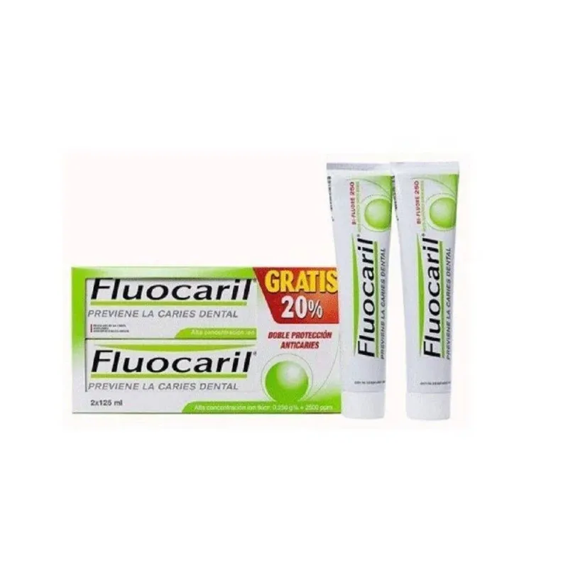 Fluocaril bi - fluore 250 pasta dental duplo 2x125 ml