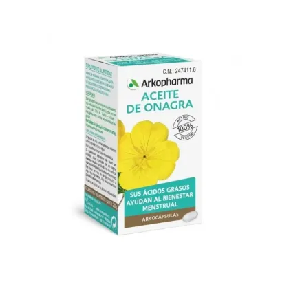 Comprar Arkofluido aceite onagra 50 perlas NORMON