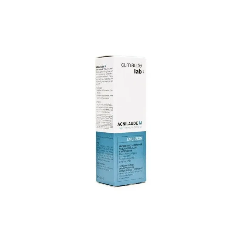 Cumlaude acnilaude m hidratante matificante piel grasa 40 ml