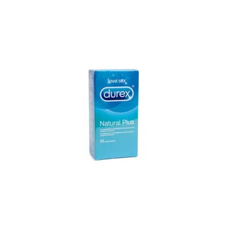 Durex natural plus 12 unidades