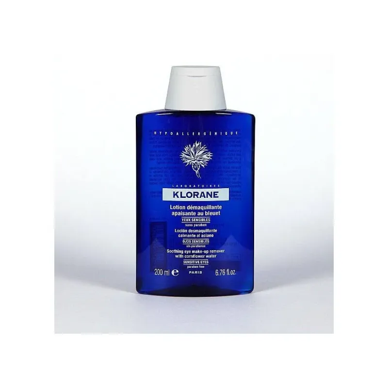 Klorane locion desmaquillante de ojos aciano 200 ml