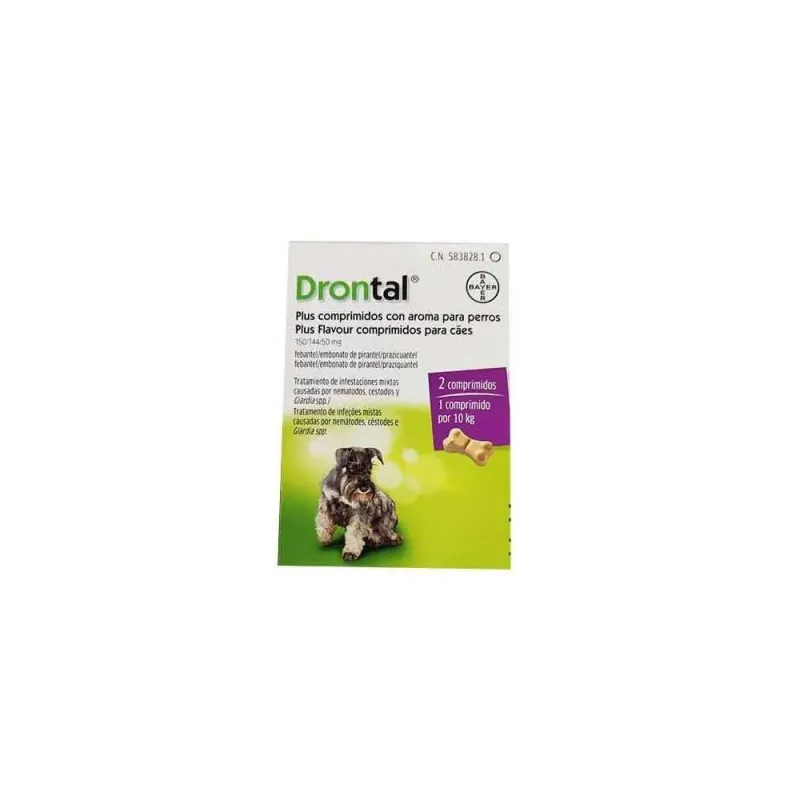 Drontal plus aroma perro 2 comprimido