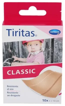 Comprar TIRITAS CLASSIC APOSITO ADHESIVO 1 M X 6 CM 10 U 