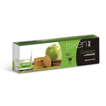 Comprar SIKEN DIET GALLETAS DE MANZANA 15 GALLETAS 
