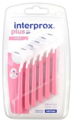 Comprar CEPILLO ESPACIO INTERPROXIMAL INTERPROX PLUS NANO 6 U 