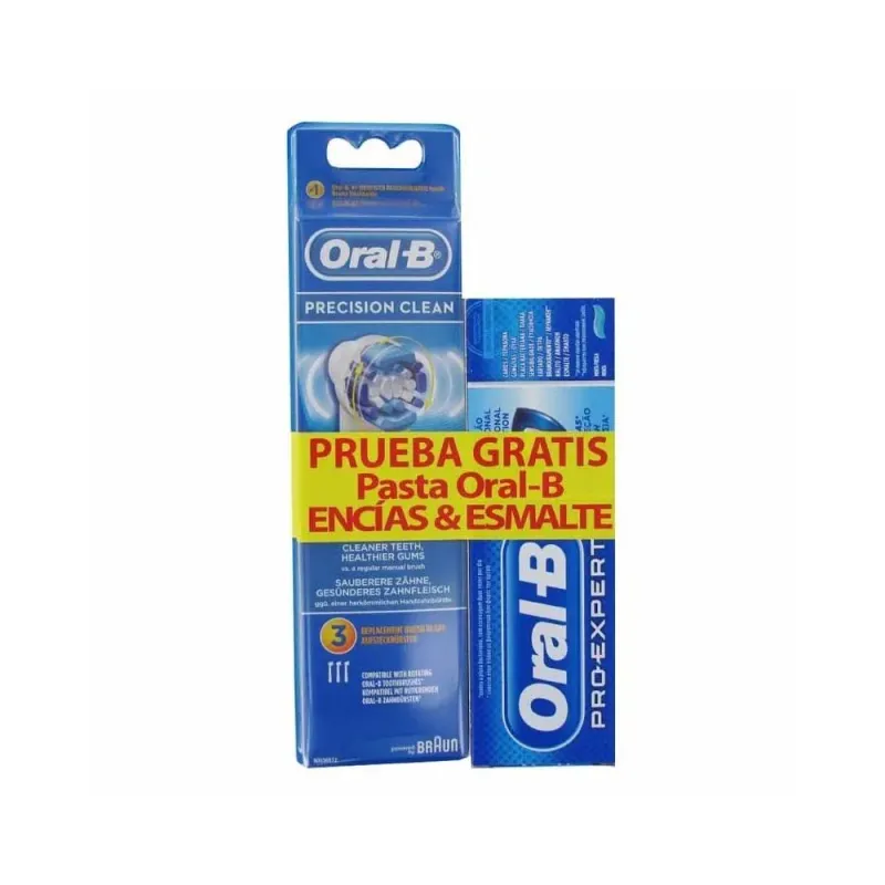 Oral-b recambios cepillo eléctrico precision clean 3 unidades