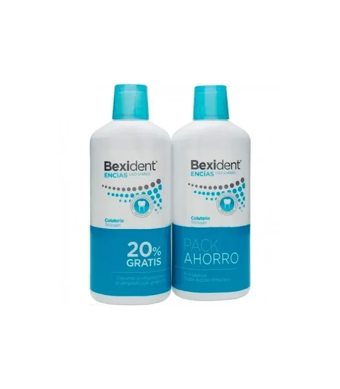 Pack colutorio Triclosan y Bexident encias. Farmacia online