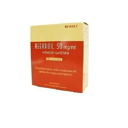 Comprar REGAXIDIL 50 mg/ml SOLUCION CUTANEA , 1 frasco de 60 ml