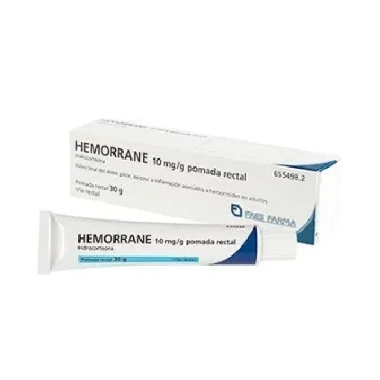 Comprar HEMORRANE 10 mg/g POMADA RECTAL , 1 tubo de 30 g