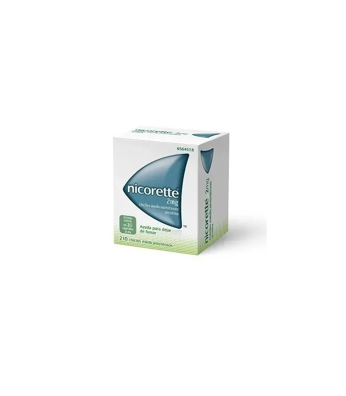 NICORETTE 2 MG 210 CHICLES, MEDICAMENTOS