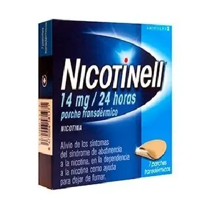 Comprar NICOTINELL 14 MG/24 HORAS PARCHE TRANSDERMICO , 7 parches 