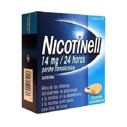 Comprar NICOTINELL 14 MG/24 HORAS PARCHE TRANSDERMICO , 28 parches 