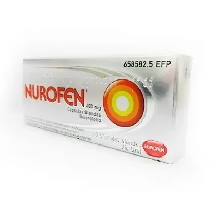 Comprar NUROFEN RAPID 400 mg CAPSULAS BLANDAS , 10 cápsulas