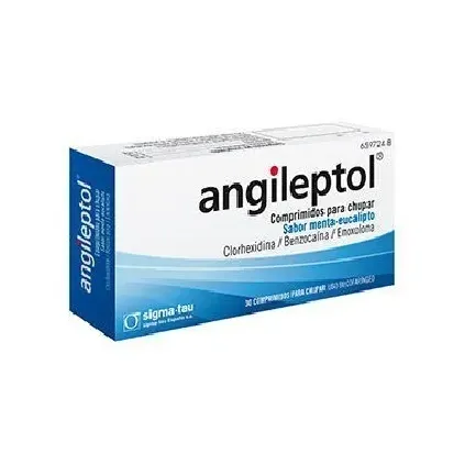 Comprar ANGILEPTOL COMPRIMIDOS PARA CHUPAR SABOR MENTA-EUCALIPTO, 30 comprimidos 