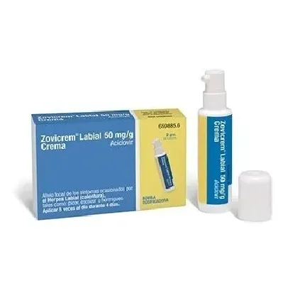 Comprar ZOVICREM LABIAL 50 mg/g CREMA, 1 frasco de 2 g