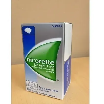 Comprar NICORETTE ICE MINT 2 mg CHICLES MedicamentosOS, 105 chicles 