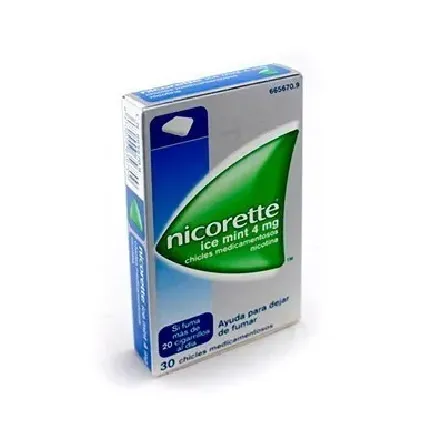 Comprar NICORETTE ICE MINT 4 mg CHICLES MedicamentosOS, 30 chicles 