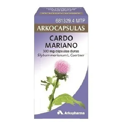 Comprar CARDO MARIANO ARKOPHARMA CÁPSULAS DURAS. , 50 cápsulas 
