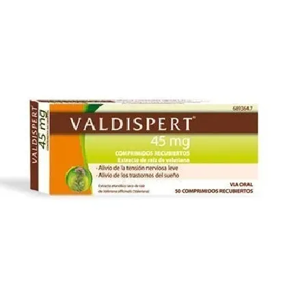 Comprar VALDISPERT 45 mg COMPRIMIDOS RECUBIERTOS , 50 comprimidos 
