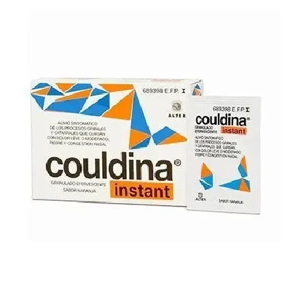 Comprar COULDINA INSTANT CON ACIDO ACETILSALICILICO GRANULADO EFERVESCENTE , 10 sobres
