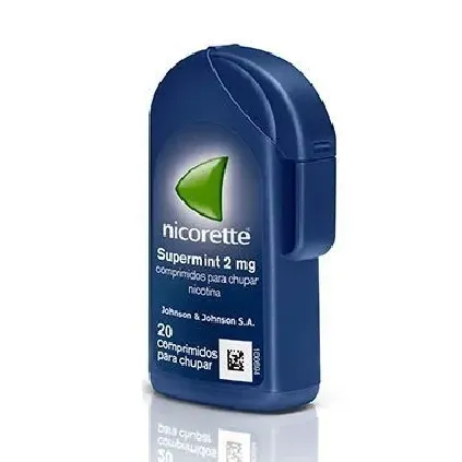 Comprar NICORETTE SUPERMINT 2 mg COMPRIMIDOS PARA CHUPAR EFG, 20 comprimidos 