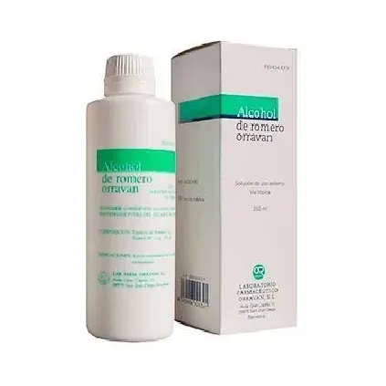 Comprar ALCOHOL DE ROMERO ORRAVAN SOLUCION CUTANEA, 1 frasco de 250 ml 
