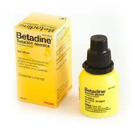 Comprar BETADINE 100 MG/ML SOLUCIÓN CUTÁNEA , 1 frasco de 50 ml