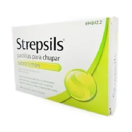 Comprar STREPSILS pastillas para chupar sabor limon, 24 pastillas 