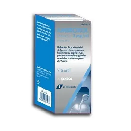 Comprar AMBROXOL SANDOZ EFG 3 MG/ML JARABE 125 ML