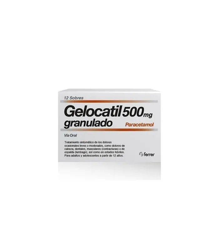 GELOCATIL 500 MG 12 SOBRES GRANULADO, MEDICAMENTOS