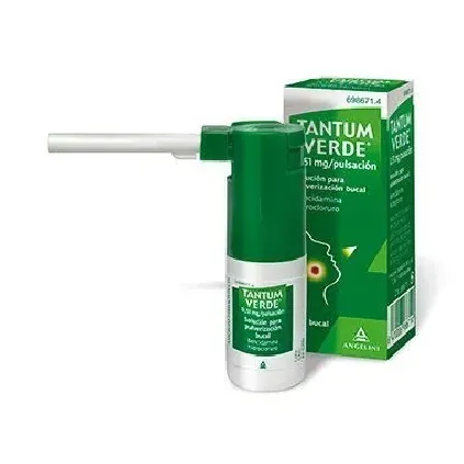 Comprar TANTUM VERDE 0,51 MG/PULSACION SOLUCION PARA PULVERIZACION BUCAL , frasco de 15 ml