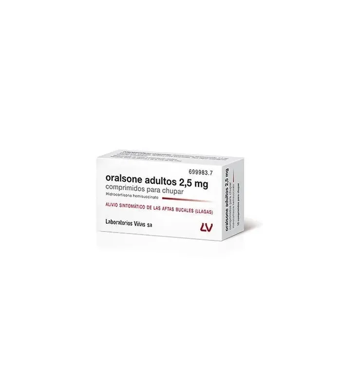 ORALSONE ADULTOS 2.5 MG 12 COMPRIMIDOS PARA CHUP, MEDICAMENTOS