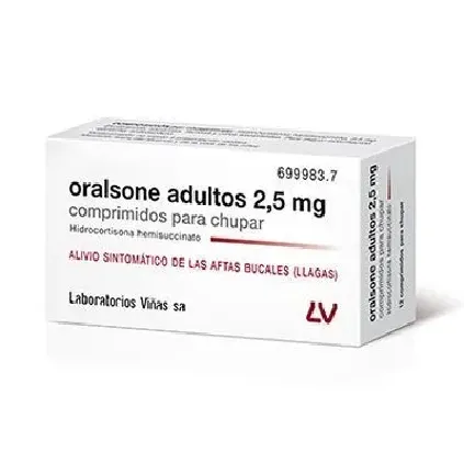 Comprar ORALSONE ADULTOS 2,5 mg COMPRIMIDOS PARA CHUPAR, 12 comprimidos