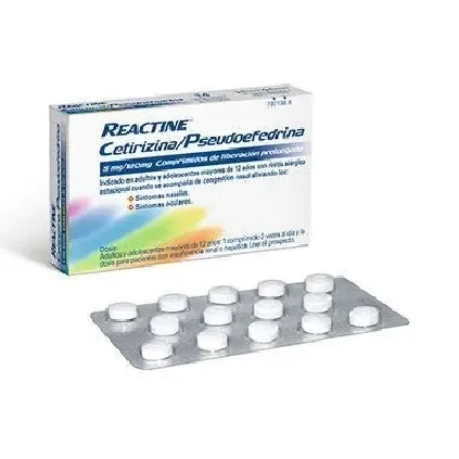 Comprar REACTINE PLUS 14 COMP