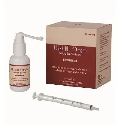 Comprar REGAXIDIL 50 mg/ml SOLUCION CUTANEA , 4 frascos de 60 ml