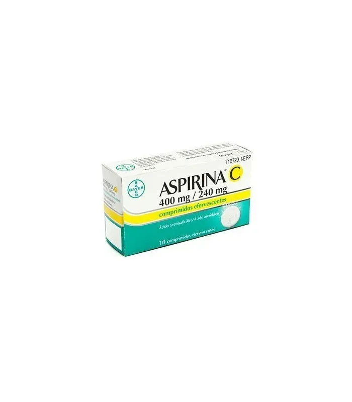 ASPIRINA C 400/240 MG 10 COMPRIMIDOS EFERVESCENT, Inicio