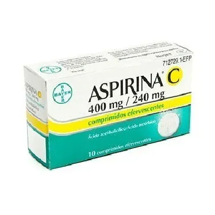 Comprar ASPIRINA C 400 mg/240 mg COMPRIMIDOS EFERVESCENTES , 10 comprimidos BAYER