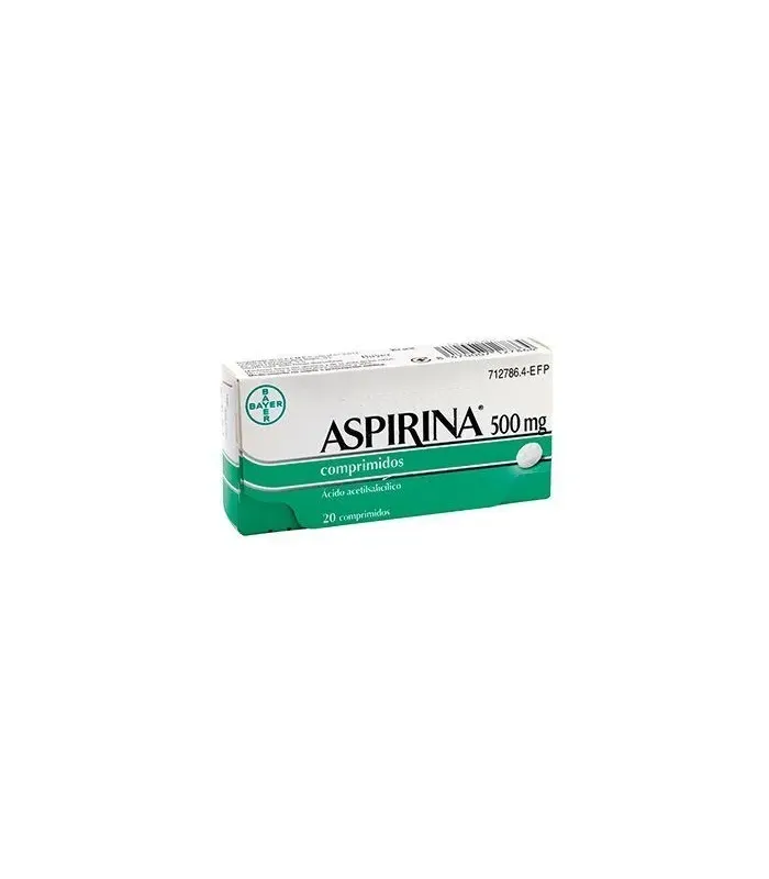 ASPIRINA 500 MG 20 COMPRIMIDOS, Inicio