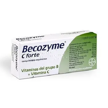 Comprar BECOZYME C FORTE 30 COMPRIMIDOS RECUBIERTOS