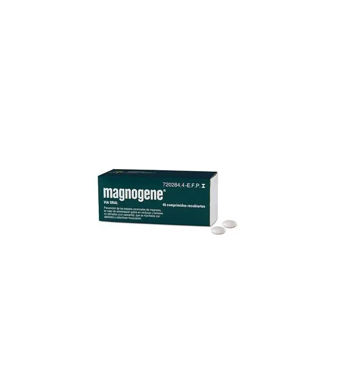 MAGNOGENE 45 COMPRIMIDOS RECUBIERTOS, MEDICAMENTOS